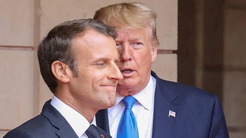 Trump threatens 200% tariffs on France over 'Board of Peace' snub, shares Macron's private message