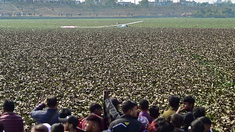 IAF's two-seater microlite aircraft meets with accident in UP's Prayagraj, crew safe