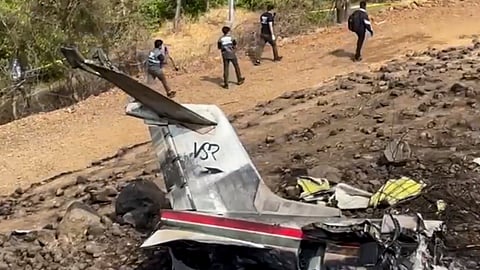 Last moments of aircraft carrying Pawar: poor visibility, go-around, landing clearance, then crash