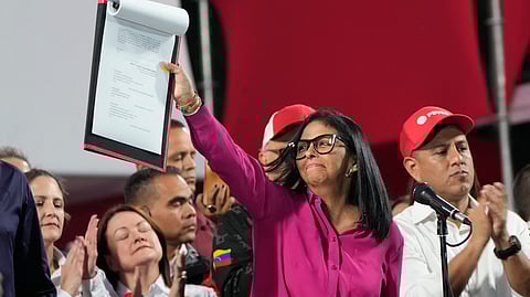 Venezuela's acting president signs oil industry overhaul, easing state control to lure investors