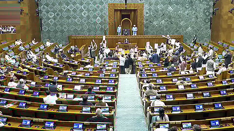 Lok Sabha adjourned amid opposition protests