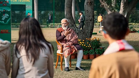 Focus not only on marks but also on improving life: PM Modi to students