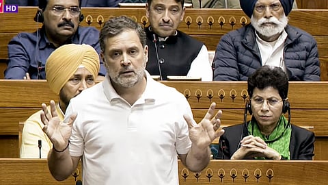 Interim trade agreement with US one-sided; govt sold Bharat Mata: Rahul in LS