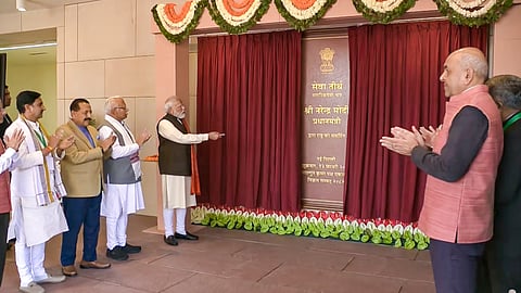 On Delhi's 95th year as national capital, Modi inaugurates new PMO building