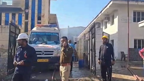 Seven killed in chemical factory fire in Bhiwadi, two trapped inside