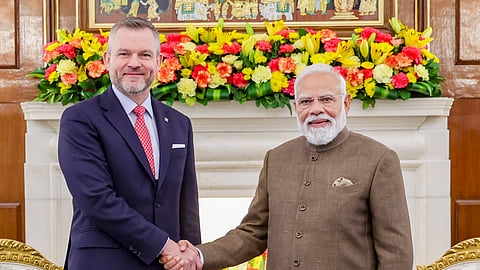 Historic milestone for bilateral ties: Slovakia President after meeting PM Modi