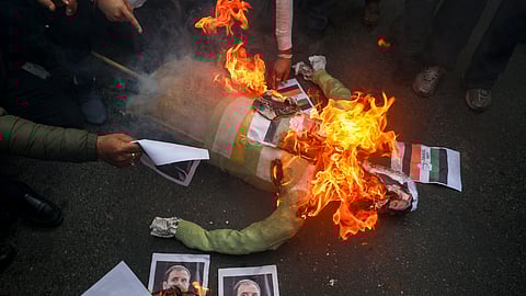 Rahul Gandhi names Sapkal new guarantor in RSS defamation case; faces BJP's black-flag protest