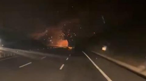 Turkish Air Force F-16 crashes near major highway, killing its pilot