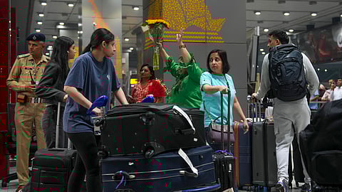 Indian passengers stuck in Abu Dhabi heave sigh of relief on arrival at Bengaluru airport