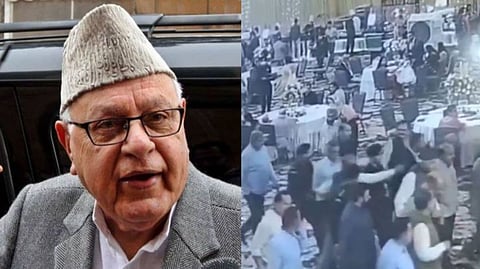 Shot fired at Farooq Abdullah from point-blank range, he escapes unhurt