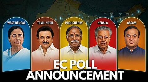 Bengal to vote in 2 phases | Election Commission unveils poll calendar for 4 states, 1 UT