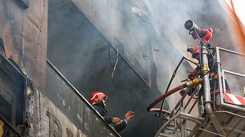 Three children among 9 of family killed in massive fire at multi-storey building in Delhi's Palam