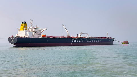 Indian vessel 'Jag Laadki' carrying over 80,000 MT crude oil reaches Gujarat's Mundra Port
