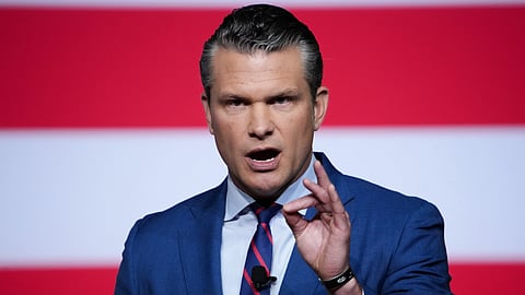 Hegseth warns of "largest strike package" against Iran, says US winning "decisively, on our terms"
