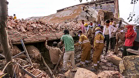 Prayagraj cold storage collapse: Owner detained; FIR against seven