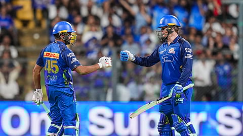 Rohit, Rickelton's blistering fifties power Mumbai Indians to 6-wicket win over KKR in IPL