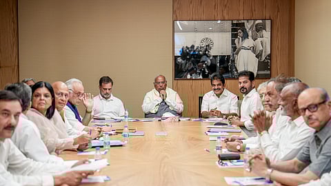 Cong holds CWC meet to discuss women's quota law amendments, delimitation and West Asia