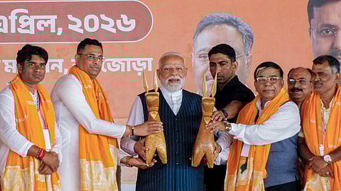 PM accuses TMC of changing Bengal's culture through infiltration, calls Mamata govt 'anti-tribal'