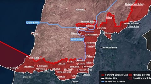 Israel releases Lebanon buffer zone map, steps up operations despite ceasefire