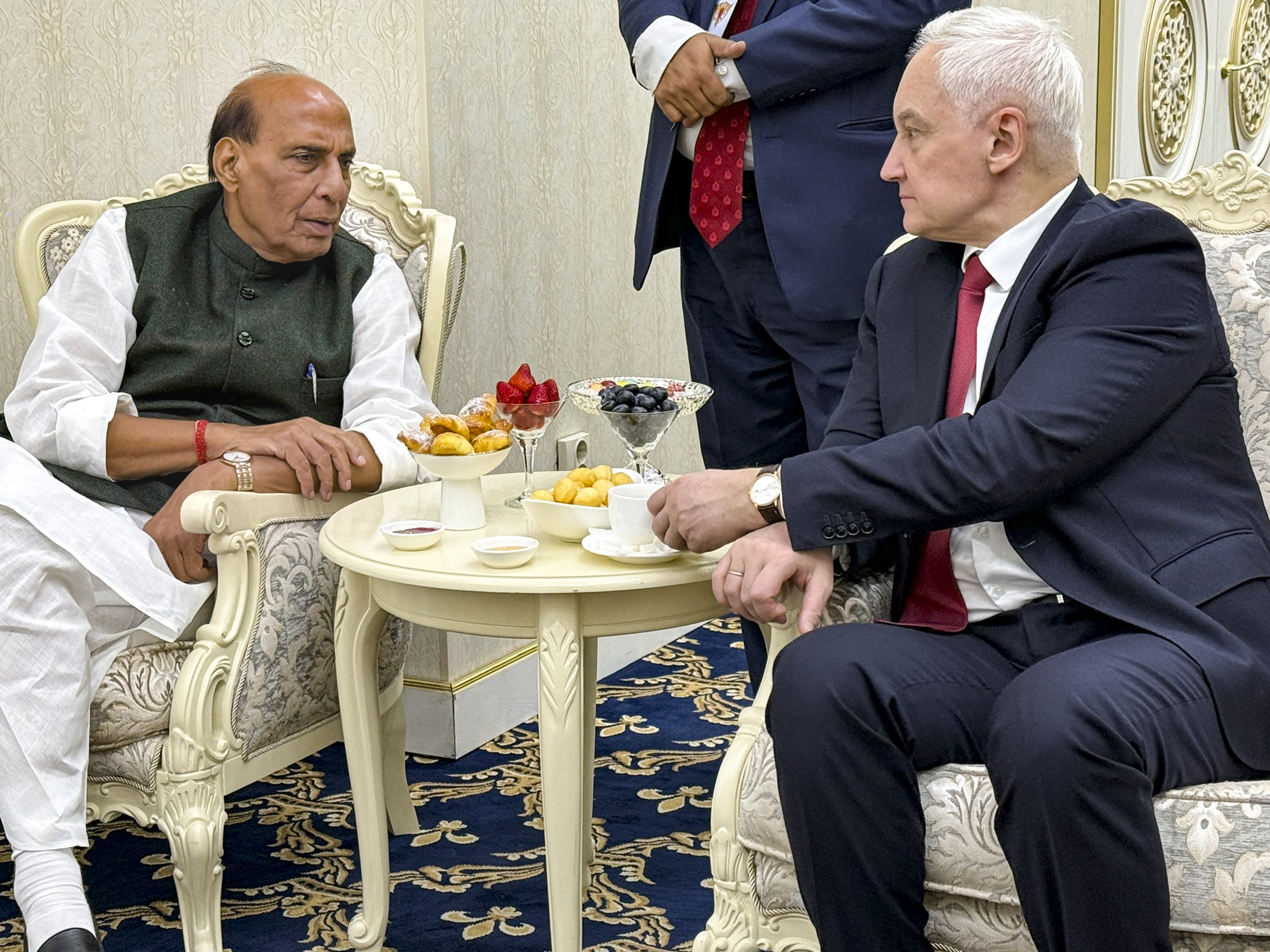 Rajnath meets Chinese, Russian counterparts in Bishkek; regional security on agenda