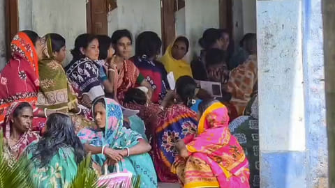 Voting halted in Bengal’s Falta after BJP alleges EVM buttons taped in TMC bastion