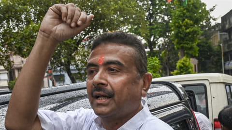 Tension in Bhabanipur: Slogans, lathi-charge as Suvendu Adhikari, TMC workers face off