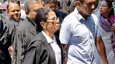 In lawyer’s gown, Mamata argues TMC’s post-poll violence plea in Calcutta HC