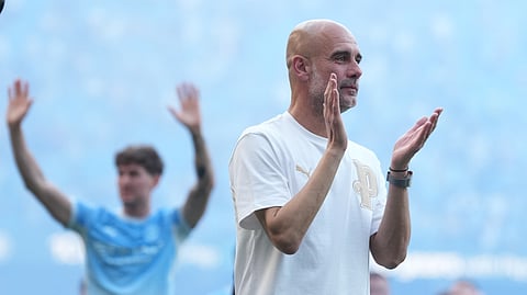 Tearful Guardiola bids emotional farewell after a historic decade at Manchester City