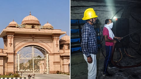 Probe panel formed after fire at Kurukshetra Mahabharata Anubhav Kendra
