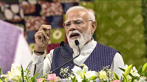 "Pessimists who mock Atmanirbhar Bharat kept India dependent": PM Modi slams Congress