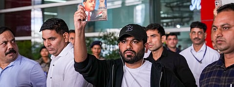 Cockroach Janta Party founder Dipke arrives in Delhi; begins protest at Jantar Mantar