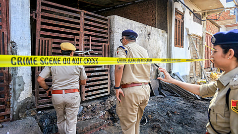 Seven burnt alive in fire at cracker godown in Jaipur