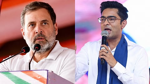 TMC MP Abhishek Banerjee meets Rahul Gandhi in New Delhi amidst rising rebellion within party