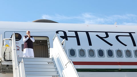 PM Modi arrives in Slovakia for the second leg of his two-nation visit