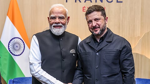'India always on side of peace, humanity over everything else' | Modi after talks with Zelenskyy