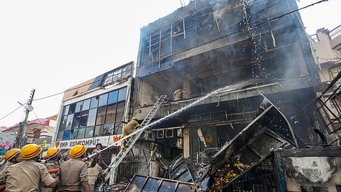 Lucknow building gutted in fire got demolition order in 2016, revoked within 2 months