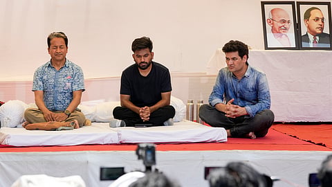 Sonam Wangchuk begins hunger strike at Jantar Mantar, joins CJP protest over exam accountability