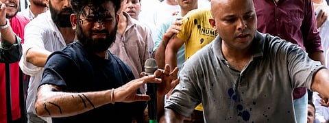 Woman detained after ink attack on Abhijeet Dipke, Sonam Wangchuk ‘mildly dehydrated, fully alert’
