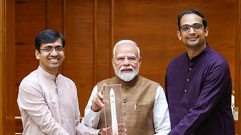 Skyroot Aerospace founders meet PM Modi; discuss Vikram-1 mission, vision on future of space