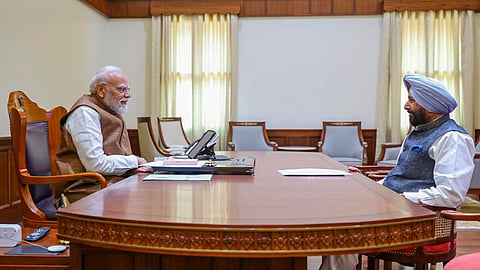 Punjab BJP chief Dhillon calls on PM Modi; discusses development, law & order issues