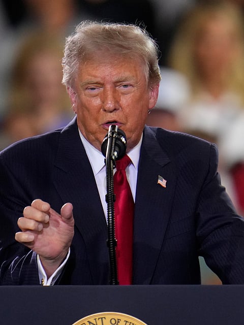 Trump announced a proposed $5,000 payment for adult Americans at a Republican midterm convention, though details about eligibility and implementation remain unclear | File image/PTI