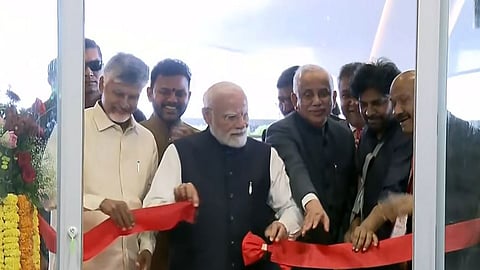 PM Modi inaugurates Rs 5,000 crore Bhogapuram Airport in Andhra Pradesh