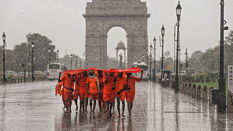 Rains bring respite from humid conditions in Delhi; IMD issues yellow alert