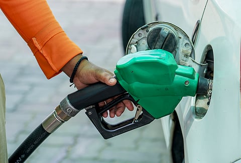 A worker fills fuel into a vehicle at a petrol pump, in New Delhi | File image/PTI