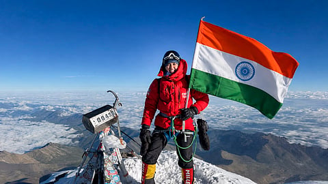 Shivani Mehrotra, a native of Uttar Pradesh, summited Europe's highest peak Mount Elbrus. She is 43-year-old and mother of an 18-year-old girl