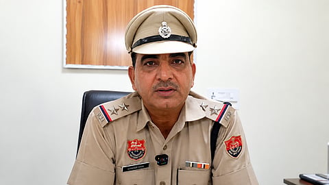 Naggal SHO Karmveer Singh was found with a bullet injury to his chest inside the police station
