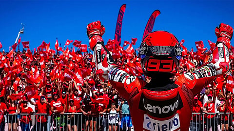 Marc Marquez completes Aragon sweep to close gap in MotoGP title race