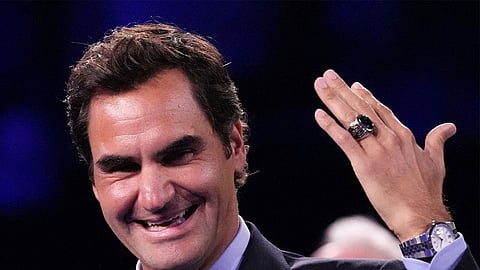 The presentation carried particular significance as Federer received the honour on the same court where he won five consecutive US Open singles