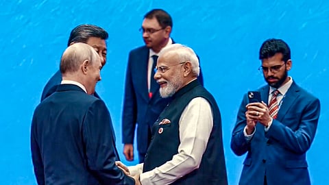'We must speak with one voice and make it clear that there can be no place for double standards on this serious issue,' Modi said