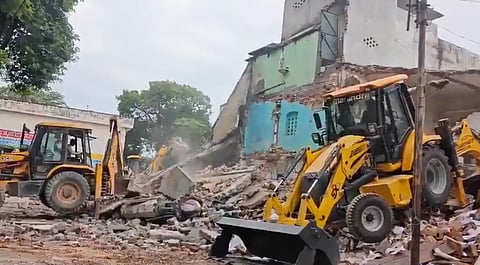 The demolition followed a legal dispute that began in 2025, with the court upholding the order against the mosque and authorities sealing the Collectorate complex during the operation | X